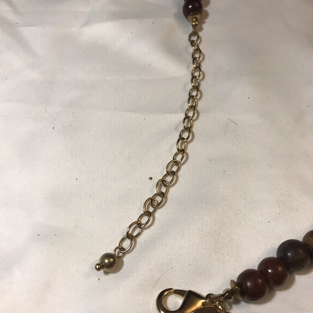 Large Suede Tassel With An Array Of Colored Beads… - image 3